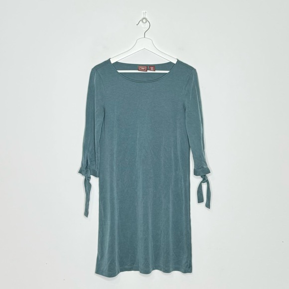 Marina Luna Dresses & Skirts - MARINA LUNA | Tie Sleeve Shift Dress | XS